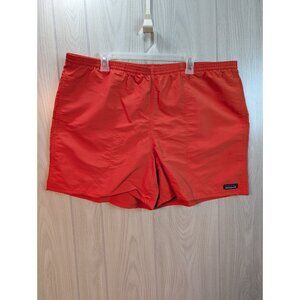 NEW Patagonia Baggies Longs 5” Shorts Mens Lined Size XXL 2XL Pimento Red